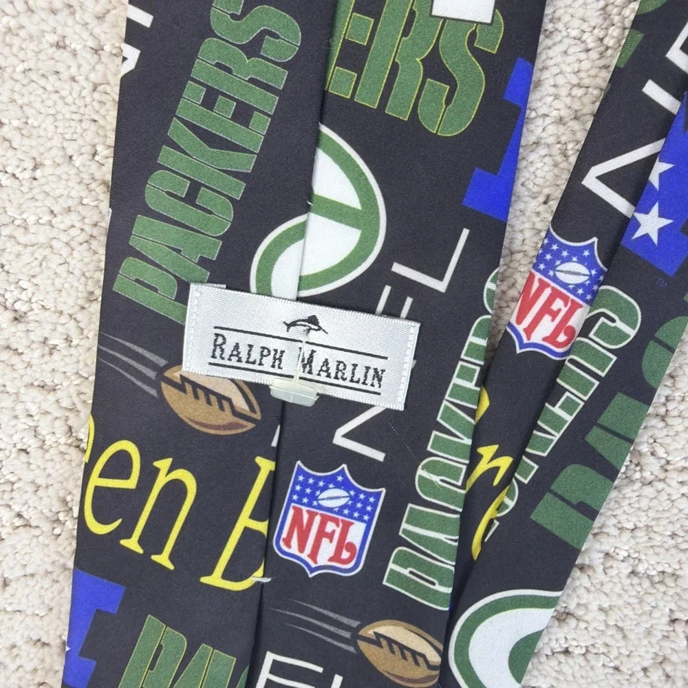 Men's Ralph Marlin Neck Tie NFL Green Bay Packers